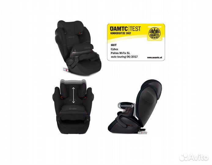 Автокресло Cybex pallas m fix SL black