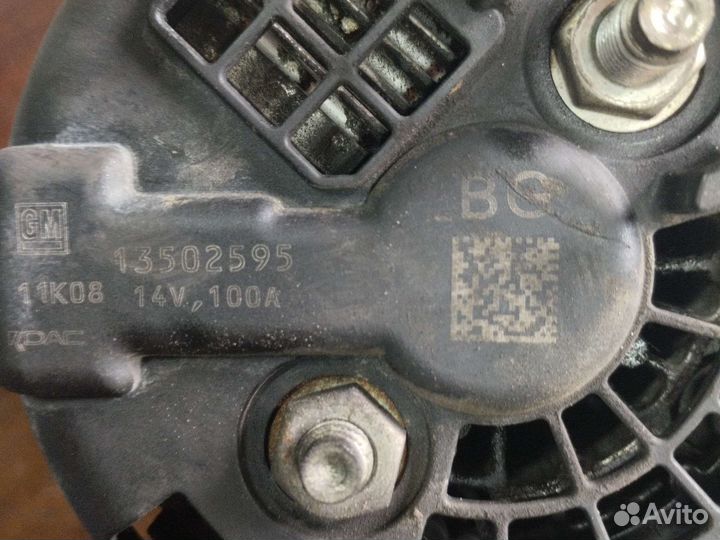 Генератор Chevrolet Cruze Orlando бензин 13502595