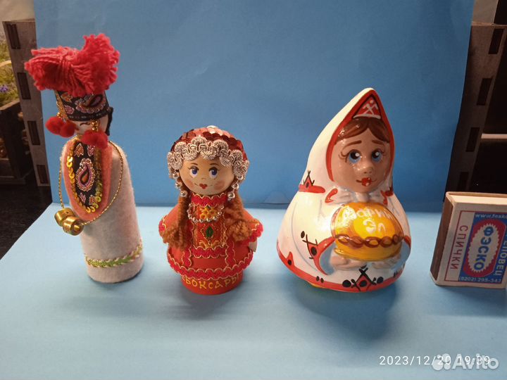 Куклы в нац.костюмах Чувашия, Марий Эл