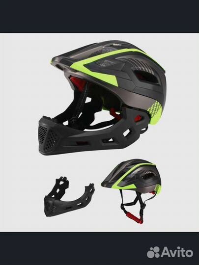 Велошлем фулфейс шлем full face
