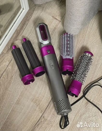 Фен-стайлер для укладки и завивки волос 5 в 1