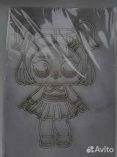 Набор для девочки - рисование песком