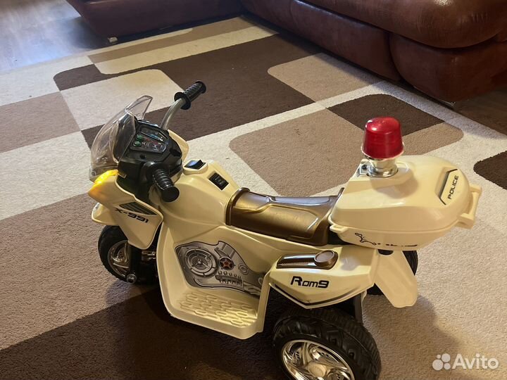 Детский электро мотоцикл на аккумуляторе