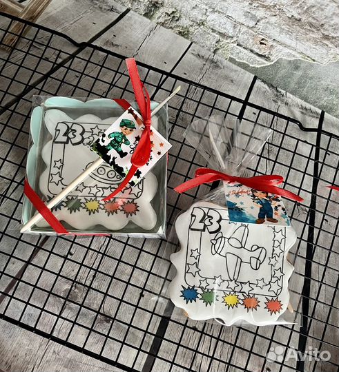 Пряники 23 февраля, 8 марта, индивидуальные