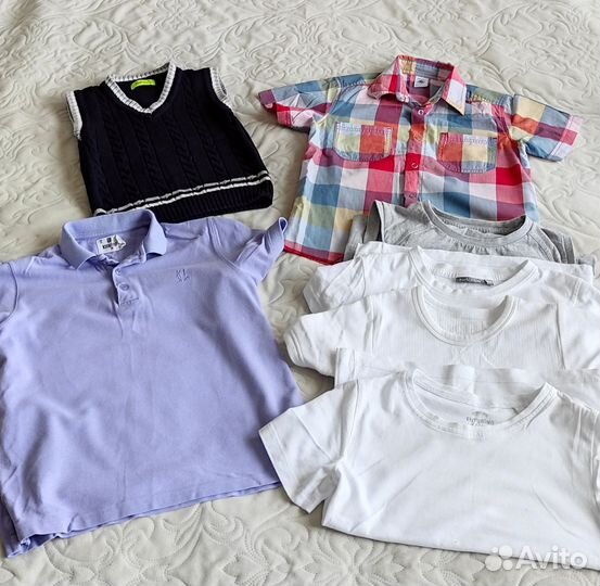 Детская одежда на мальчика 122 пакетом