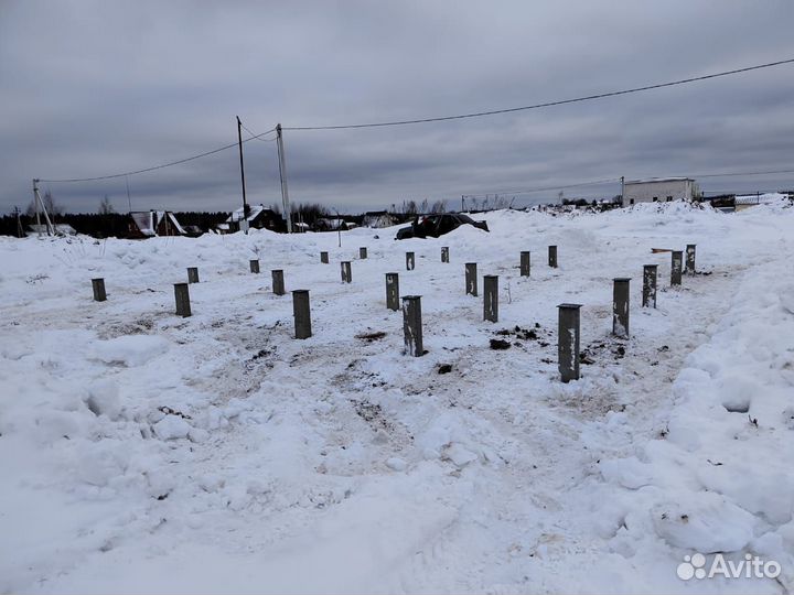 Забивные Жб сваи / Фундамент