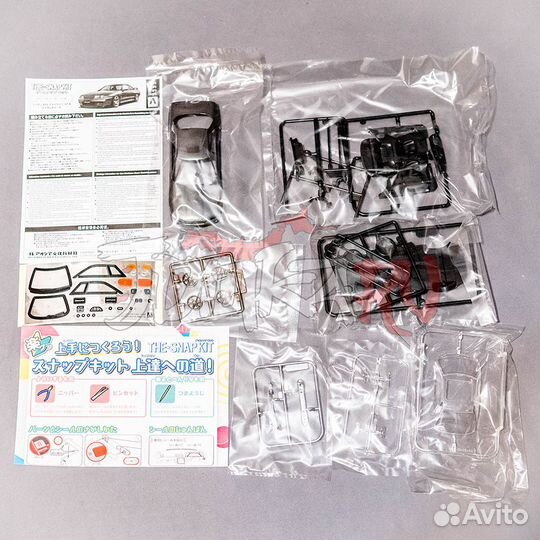 Сборная модель Nissan Skyline GTR R32 серый (SnapK