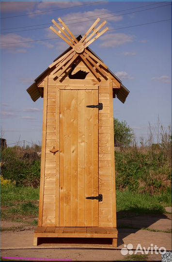 Дачный туалет деревянный TVP571