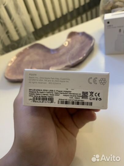 Оригинальный блок питания Apple iPhone 20w