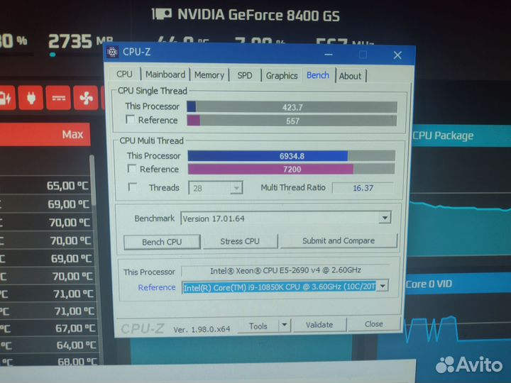 Процессор Xeon E5 2690v4 14 ядер/28 потоков