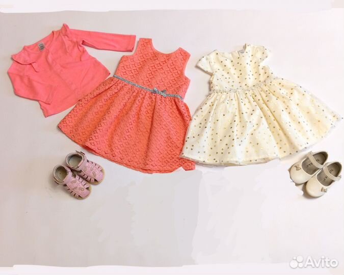 Платье carters 12-18 мес. Нарядное