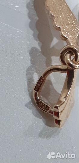 Золотой кулон 583 пробы СССР