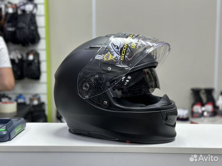 Шлем EXO-491 матовый с очками