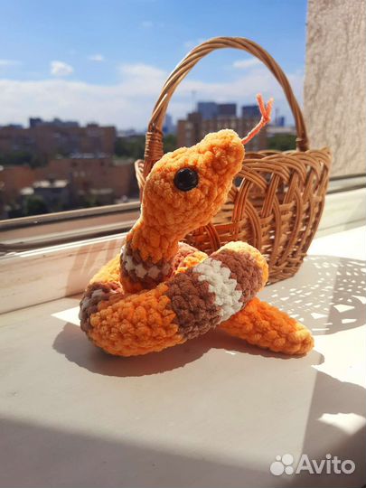 Мастер-класс по вязанию змейки