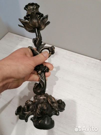 Подсвечник каслинское литьё