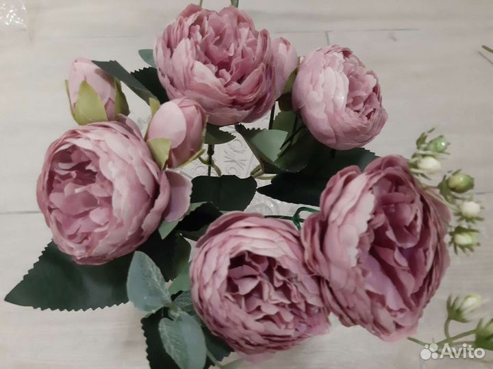 Интерьерные цветы, искусств.шелк