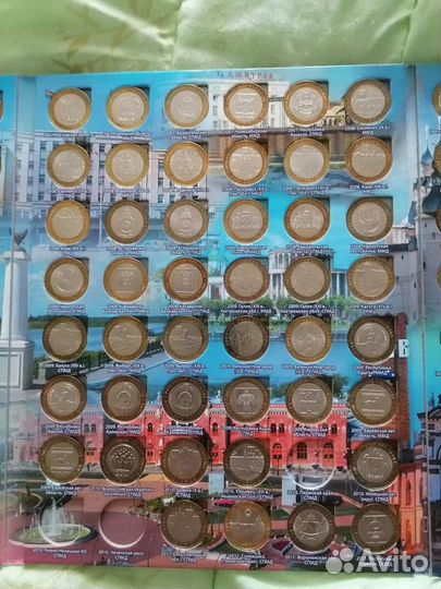 Монеты биметалл 128шт