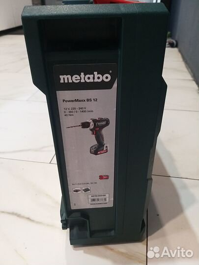 Шуруповерт metabo powermaxx bs 12v
