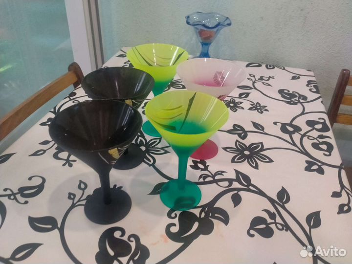 Бокалы под мартини