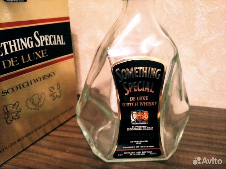 Something Special виски пустая бутылка и коробка