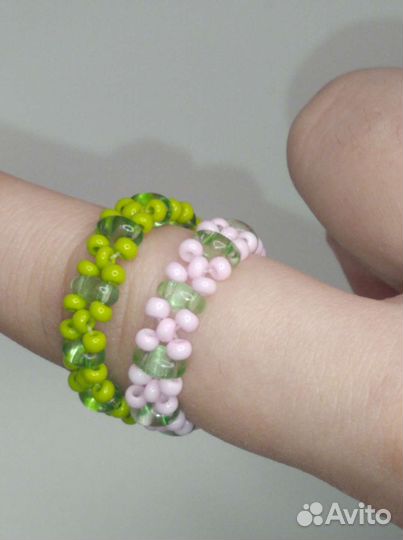 Кольцо из бисера