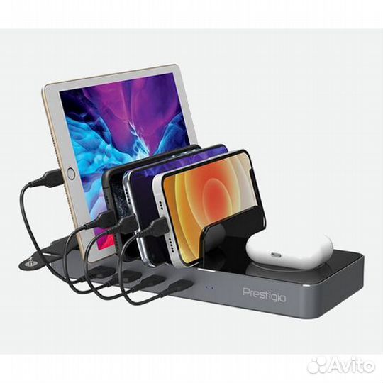 Зу Prestigio Revolt A6 6в1: PD, QC3, wireless Qi