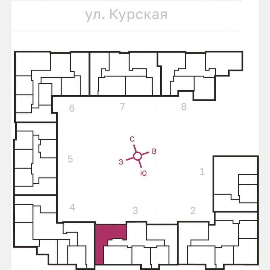 3-к. квартира, 80,8 м², 3/10 эт.
