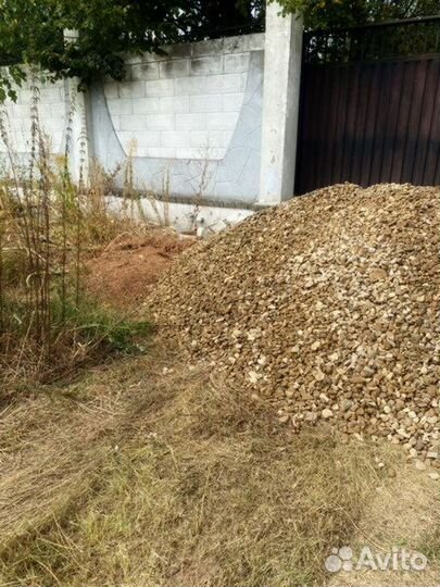 Щебень, песок