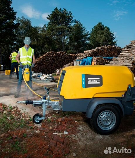 Аренда дизельного компрессора с пескоструем