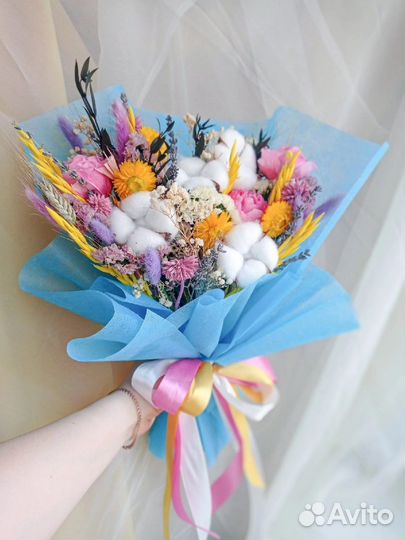 Букеты из сухоцветов