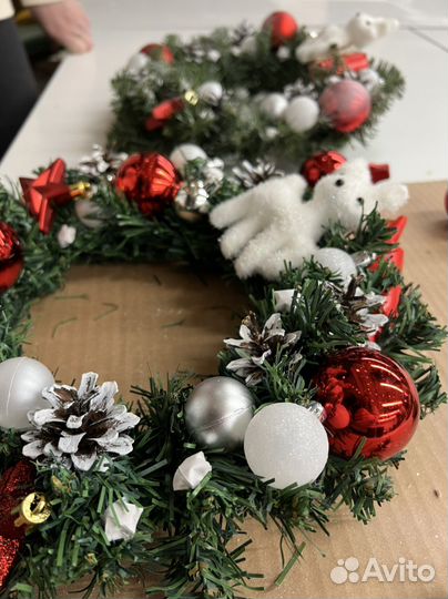 Мастер-класс «новогодний венок»