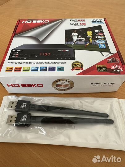 Цифровая TV приставка HD Beko и Wi-Fi адаптер Gi