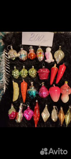 Елочные игрушки СССР