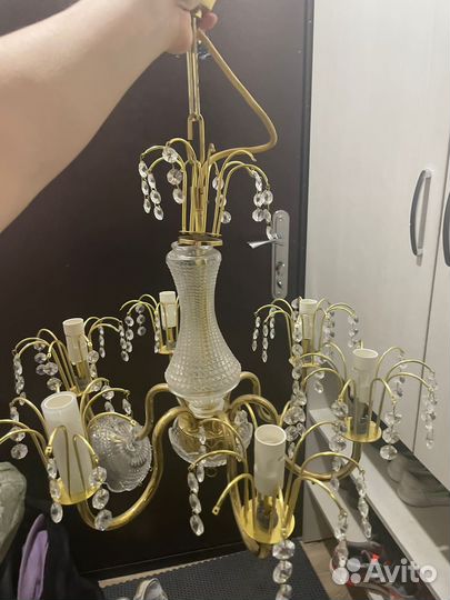 Люстра чешская из ветвяны