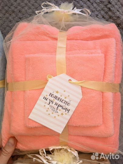 Подарочный набор полотенец 3 шт