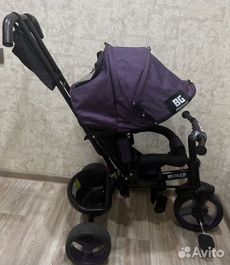 Трехколесный велосипед с родительской ручкой