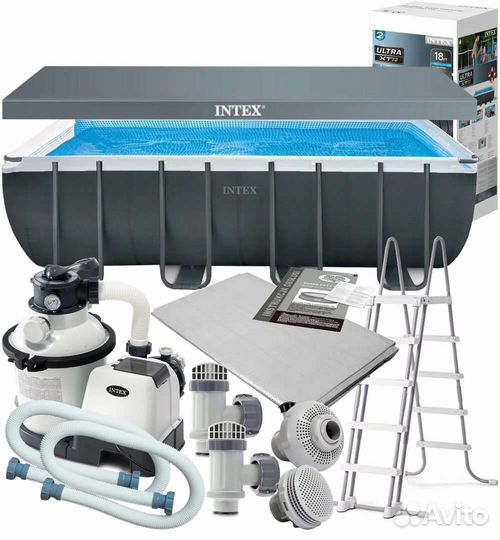 Каркасный бассейн Intex 26356 549x274х132установка