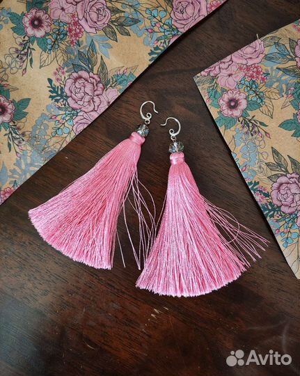 Серьги-кисти