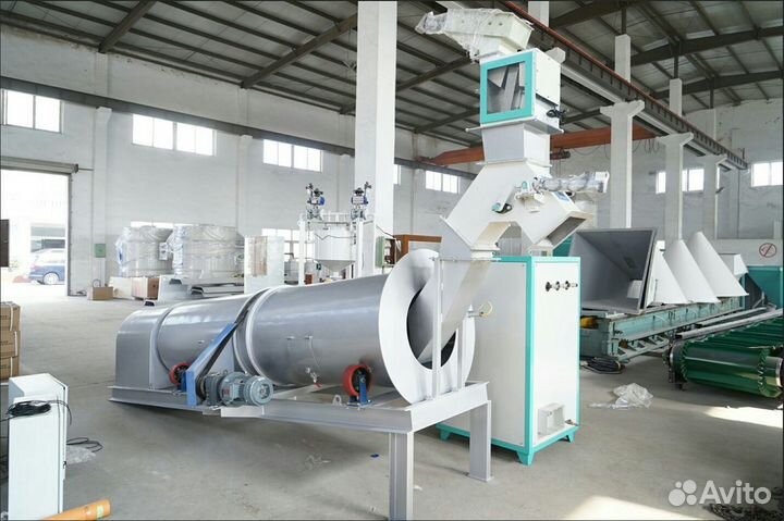 Установка финишного напыления гранул