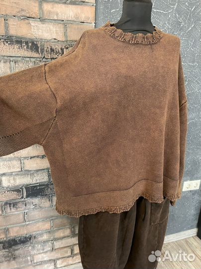 Кофта бохо большой размер