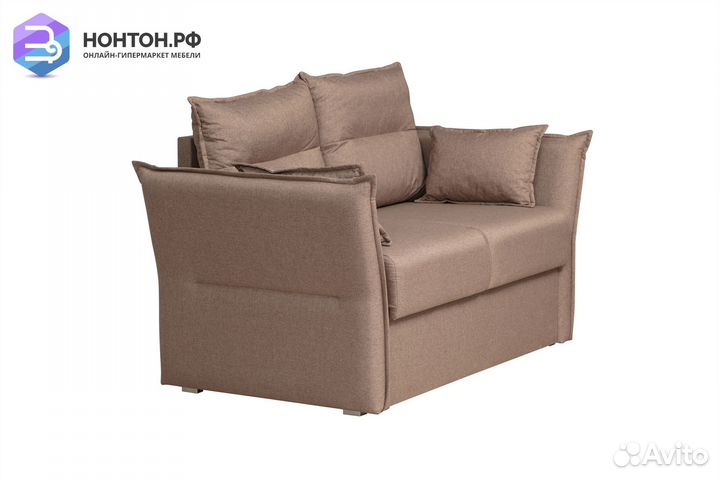 Диван 2-х местный Бруклин светло-коричневый