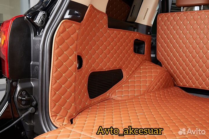 5D Ковры в багажник Тойота - Лексус - Ниссан Рыж