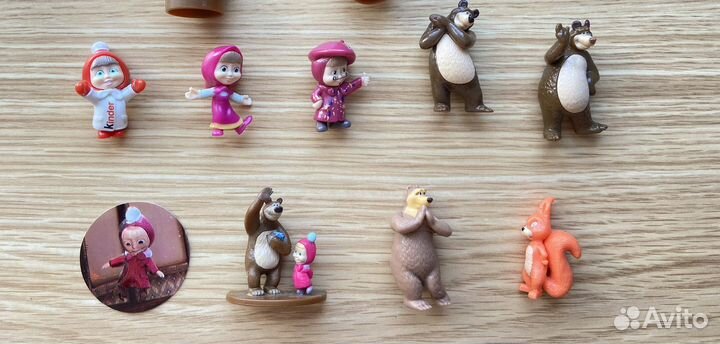 Киндер игрушки разные много