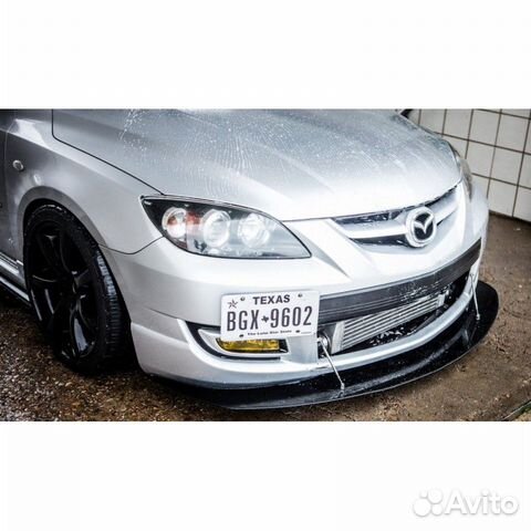 Сплиттер бампера Mazda 3 bk