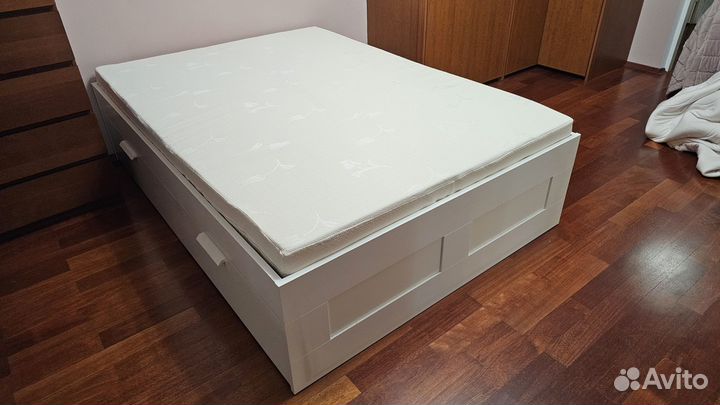 Кровать IKEA dbimnes 200x140 c латексным матрасом