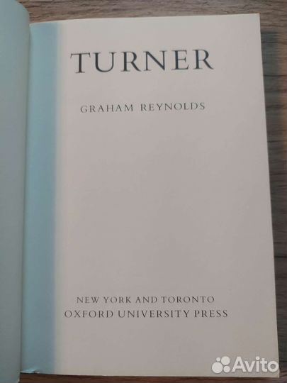 Книга Грэма Рейнольдса Turner на английском языке