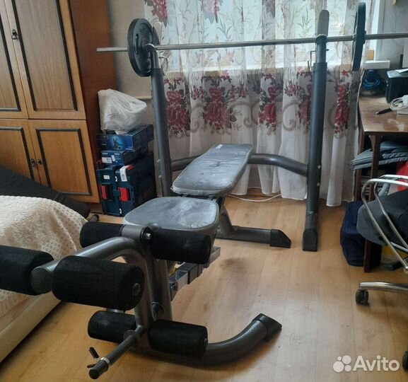 Силовая скамья со стойками Torneo G-424