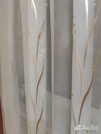 Комплект шторы и тюль