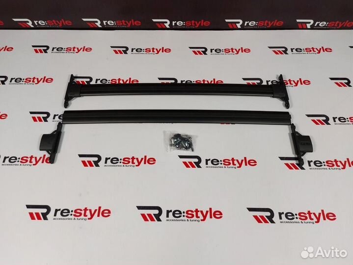 Рейлинги поперечные Toyota Prado 120 Черные S2088