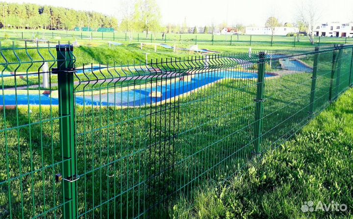 Забор из 3D сетки 40 метров